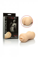 Мастурбатор открытого типа с двумя отверстиями в виде рта и ануса Stroke