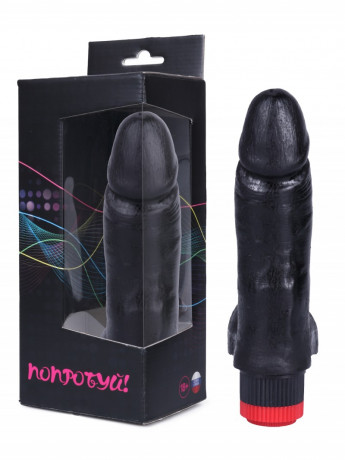 Вибромассажер реалистичной формы со встроенным пультом управления