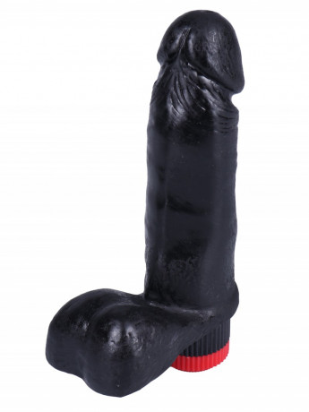 Вибромассажер реалистичной формы со встроенным пультом управления