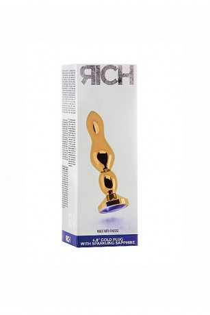 Ребристая анальная пробка RICH