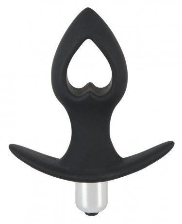 Анальная вибропробка с вибрацией Black Velvets Vibrating Plug