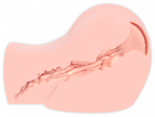 Мастурбатор вагина с детализированным внутренним рельефом ELLA