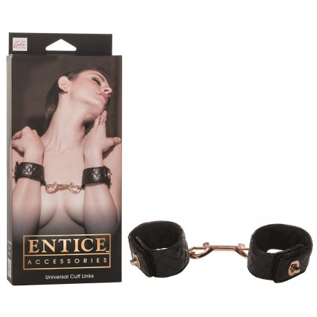 Наручники с золотистой металлической  застежкой Entice Universal Cuff Links