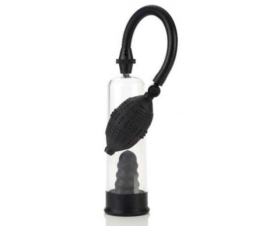 Помпа с грушей для увеличения пениса ROOKIE PENIS PUMP