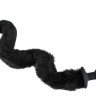 Гладкая силиконовая анальная втулка с кошачьим хвостиком Plug with cat tail