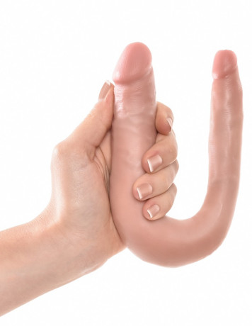 Фаллоимитатор двухсторонний малый телесный