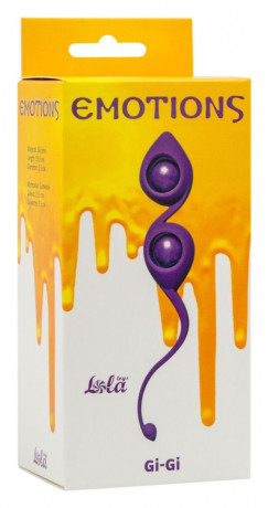 Лиловые вагинальные шарики Emotions Gi-Gi