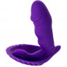 Фиолетовый вибратор для ношения в трусиках
