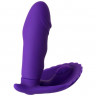 Фиолетовый вибратор для ношения в трусиках