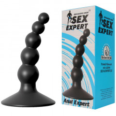 Анальная втулка с загнутым кончиком Sex Expert