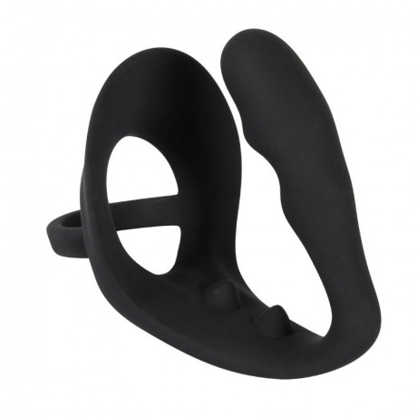 Стимулятор простаты с эрекционным кольцом и подхватом мошонки Penisring