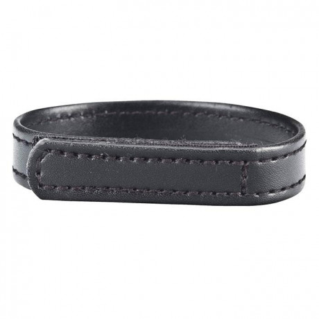 Кольцо на пенис из кожи на липучке VELCRO COCK RING