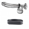 Кольцо на пенис из кожи на липучке VELCRO COCK RING