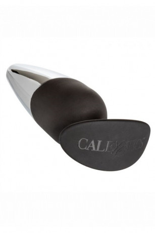 Анальная пробка из безопасного для тела силикона и металла Executive  Plug