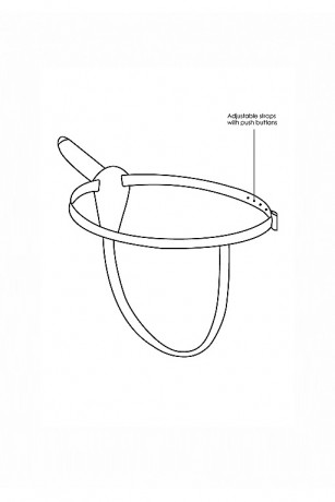 Женский страпон с 10 скоростями вибрации Adjustable