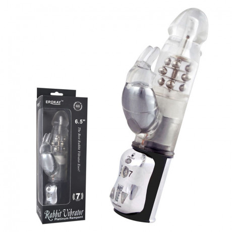 Вибратор Classicle Rabbit Silver