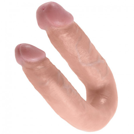 Фаллоимитатор двухсторонний средний телесный