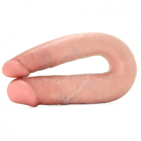 Фаллоимитатор двухсторонний средний телесный
