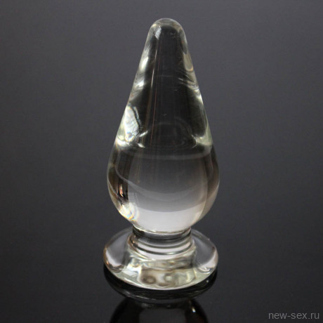 Анальная пробка из стекла