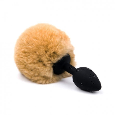 Пробка в попку с кроличьим хвостиком