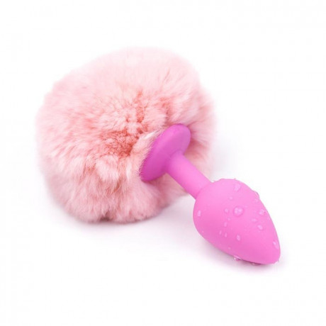 Пробка в попку с кроличьим хвостиком