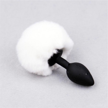 Пробка в попку с кроличьим хвостиком