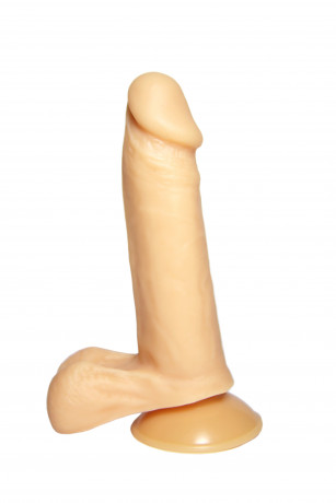 Реалистичный фаллоимитатор  члена на присоске №2