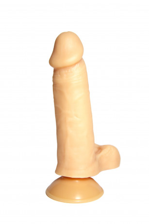 Реалистичный фаллоимитатор  члена на присоске №2