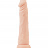Реалистичный фаллоимитатор без мошонки на присоске