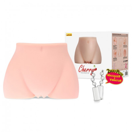 Мастурбатор полу-торс с двумя активными дырочками CHERRY