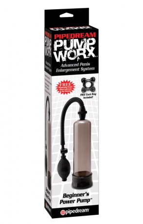 Помпа мужская BEGINNER's POWER черная