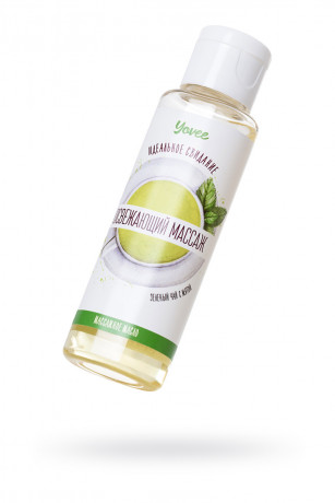 Масло для массажа с ароматом зеленого чая и мяты Yovee