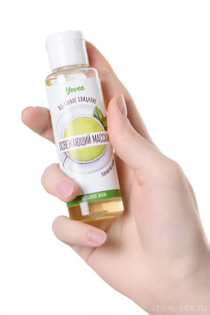 Масло для массажа с ароматом зеленого чая и мяты Yovee