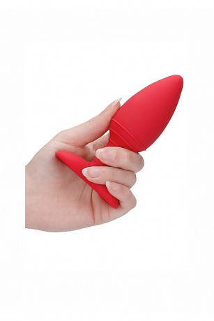 Анальная пробка с вибрацией и функцией нагрева Heating Anal Butt Plug Glow