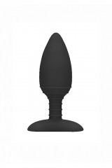 Анальная пробка с вибрацией и функцией нагрева Heating Anal Butt Plug Glow