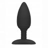 Анальная пробка с вибрацией и функцией нагрева Heating Anal Butt Plug Glow