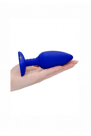 Анальная пробка с вибрацией и функцией нагрева Heating Anal Butt Plug Glow