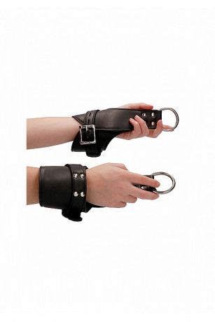 Наручники для подвешивания из натуральной кожи Suspension Wrist Bondage Handcuffs