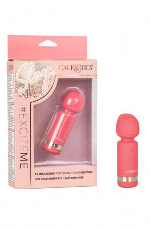 Перезаряжаемый мини-вибромассажер с 10 режимами Slay ExciteMe