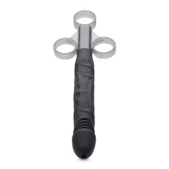 Шприц-аппликатор в форме пениса для введения лубриканта Jizz Shooter Silicone Dildo Lube