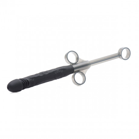 Шприц-аппликатор в форме пениса для введения лубриканта Jizz Shooter Silicone Dildo Lube