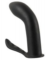 Силиконовый черный массажер для стимуляции P-зоны Prostate Plug