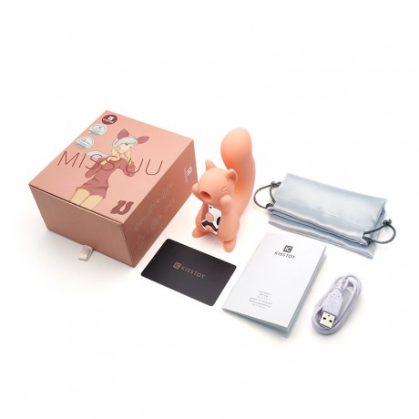 Мембранный стимулятор клитора Белочка с вибрацией