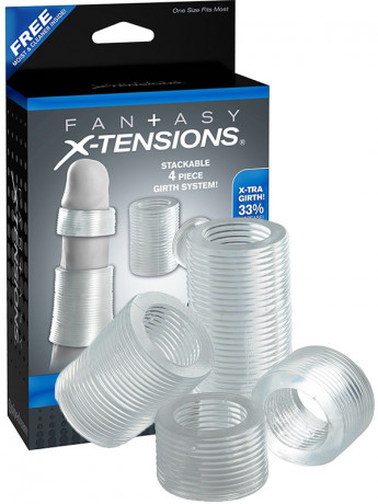 Набор насадок для утолщения и стимуляции Girth Gainer System