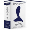 Анальный вибростимулятор GERON 10 Speed Navy