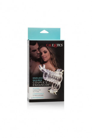 Супер эластичная насадка с двойным вибратором ENDLESS DESIRES