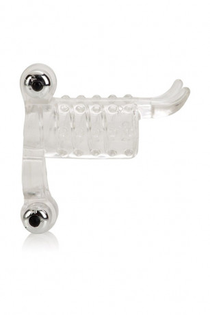 Супер эластичная насадка с двойным вибратором ENDLESS DESIRES