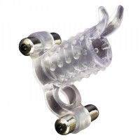 Супер эластичная насадка с двойным вибратором ENDLESS DESIRES