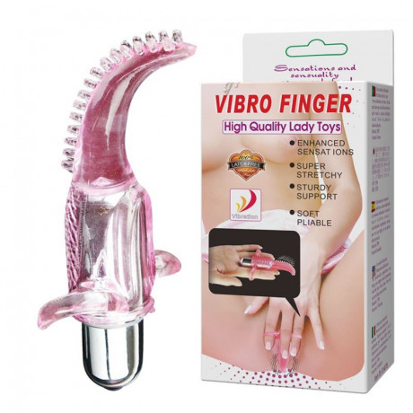 Вибромассажер стимулятор клитора на пальцы Vibro Finger