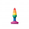 Радужная анальная пробка Colours Pride Edition Pleasure Plug